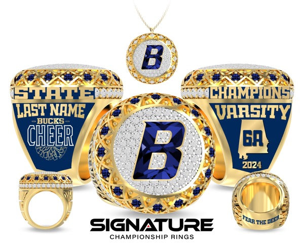 Buckhorn High School Cheer 2024 Championship Ring