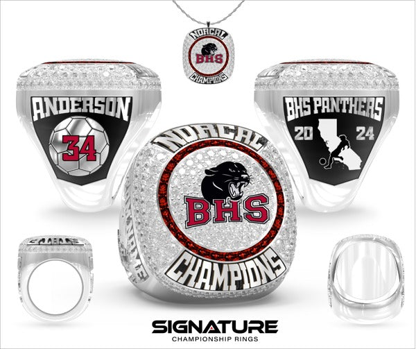 Burlingame High School Soccer -Men's 2024 Championship Ring