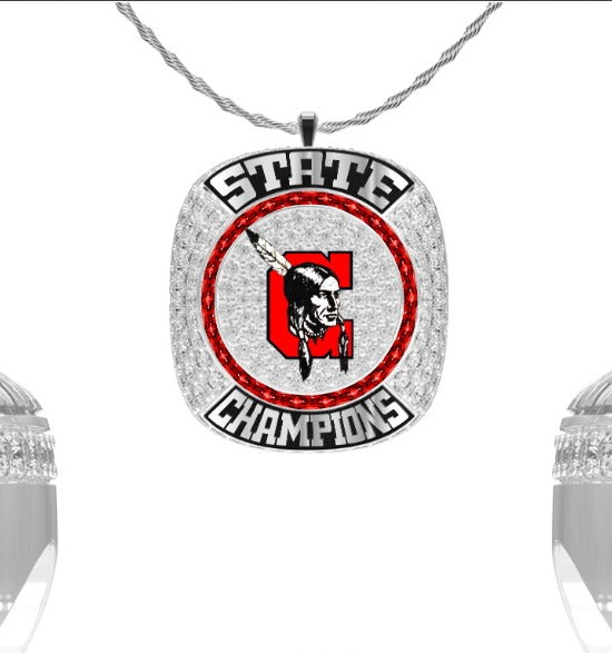 Cheyenne Central High School Basketball -Men's 2024 Pendant
