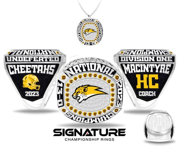Hertfordshire Cheetahs Football 2023 Championship Ring