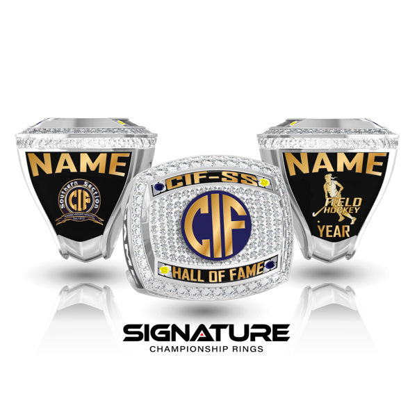 CIF-SS Hall of Fame Field Hockey Championship Ring