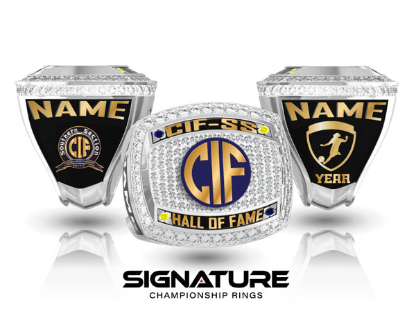 CIF-SS Hall of Fame Soccer Championship Ring