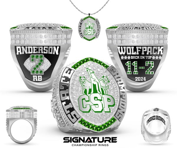 Panama Central Senior High School Football 2024 Championship Ring