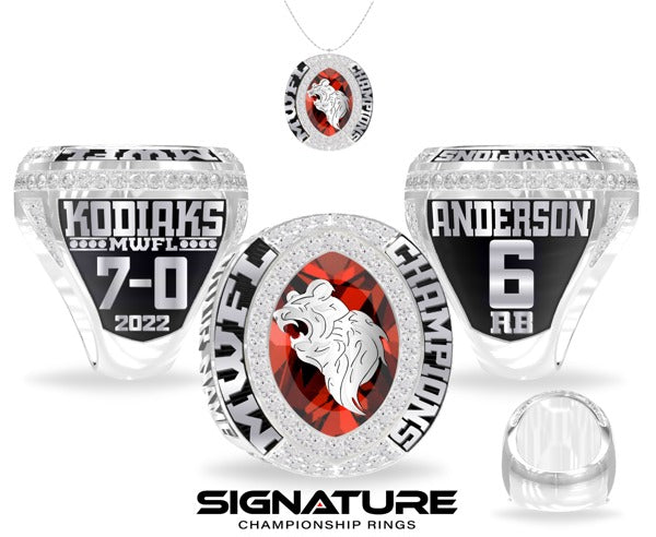 Cache Valley Kodiaks Football 2023 Championship Ring