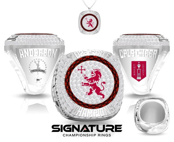 Cair Paravel Latin School Cheer 2023 Championship Ring