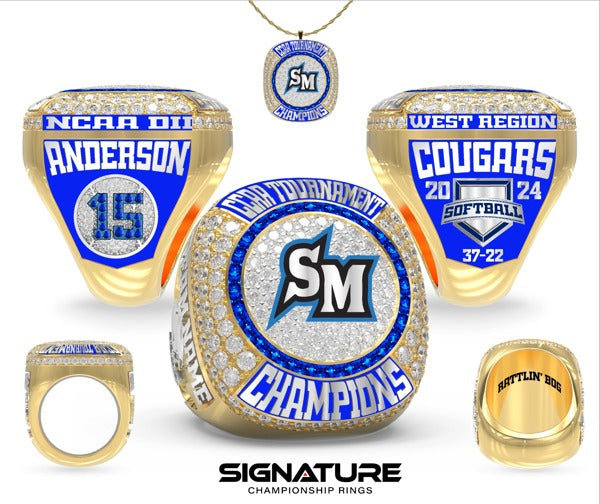 California State University San Marcos Softball - Women's 2024 Championship Ring