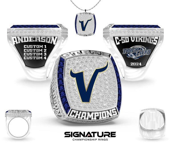 Cambridge-South Dorchester High School Track & Field -Men's 2024 Championship Ring