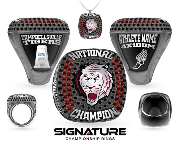 Campbellsville University Track &amp; Field -Coed 2023 Championship Ring Outdoor Ind