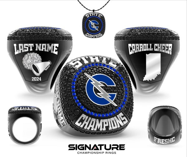 Carroll High School Cheer 2024 Freshman Championship Ring