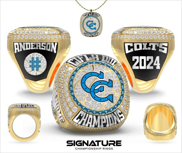 Carson High School Basketball -Men's 2024 Championship Ring