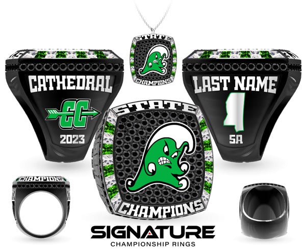 Cathedral Catholic School Cross Country -Men's 2023 Championship Ring