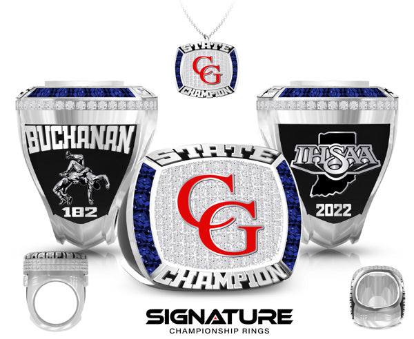 Center Grove Wrestling Drake Buchana Ring