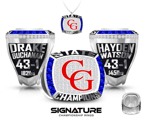 Center Grove Wrestling Coach Ring