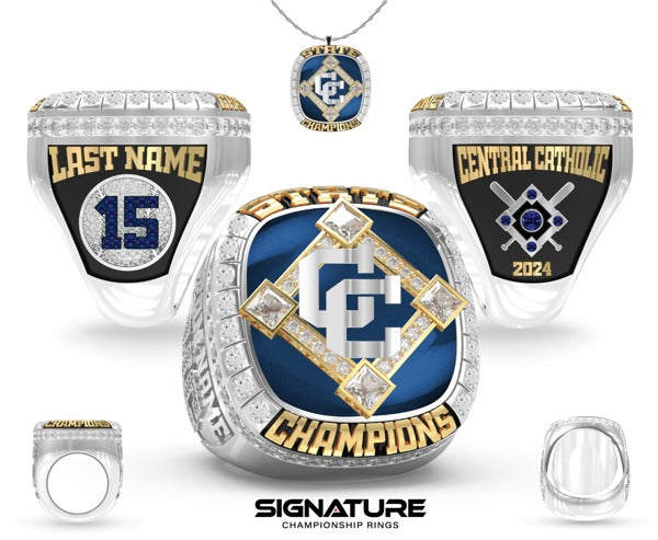 Central Catholic High School Baseball 2024 Championship Ring