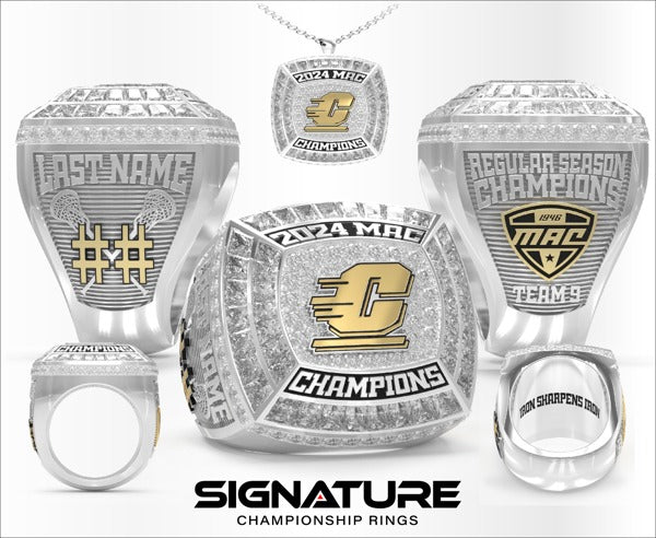 Central Michigan University Lacrosse -Women's 2024 Championship Ring