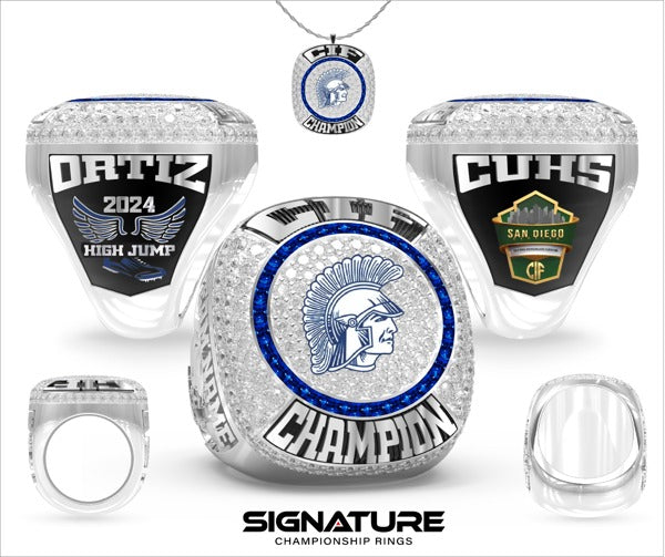 Central Union High School Track &amp; Field -Women's 2024 Championship Ring