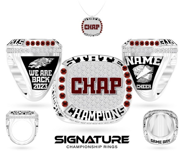Chaparral High School Cheer 2023 Championship Ring