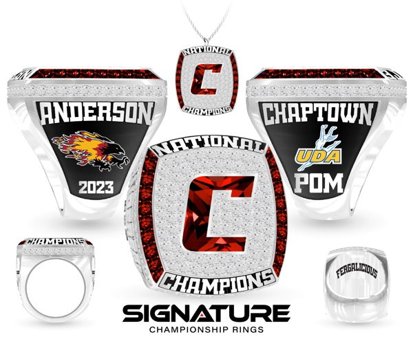 Chaparral High School Cheer 2023 Championship Ring