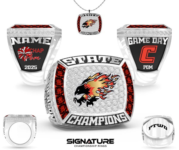 Chaparral High School Pom 2025 Championship Ring