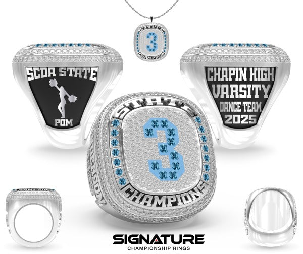Chapin High School Dance 2025 Championship Ring 3