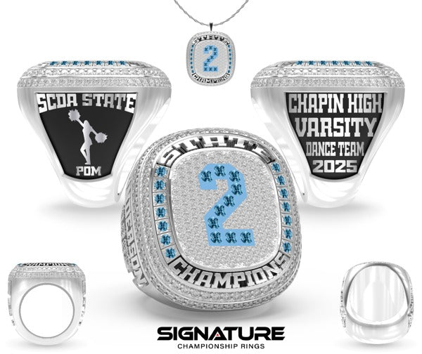 Chapin High School Dance 2025 Championship Ring 2