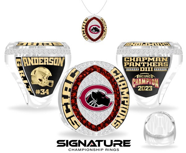 Chapman University Football 2023 Championship Ring