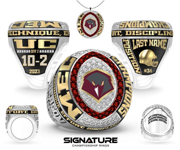 University of Charleston Football 2023 Championship Ring