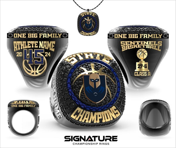 Chattanooga Preparatory School Basketball -Men's 2024 Championship Ring