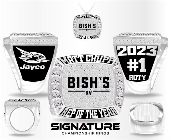 Matt Chuppy 2023 Rep of the Year Championship Ring