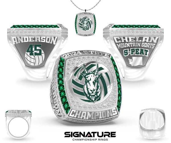 Chelan High School Football 2024 Championship Ring