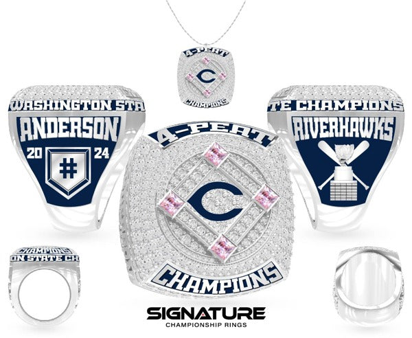 Chiawana High School Softball - Women's 2024 Championship Ring