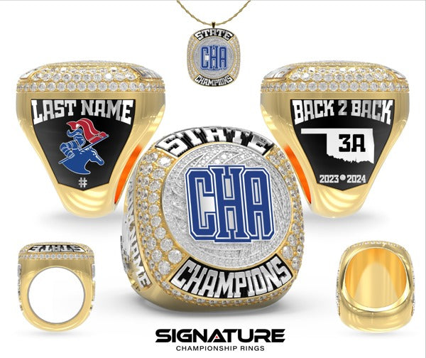 Christian Heritage Academy High School Volleyball -Women's 2024 Championship Ring