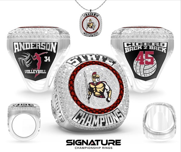 Cicero Preparatory Academy Volleyball -Women's 2024 Championship Ring