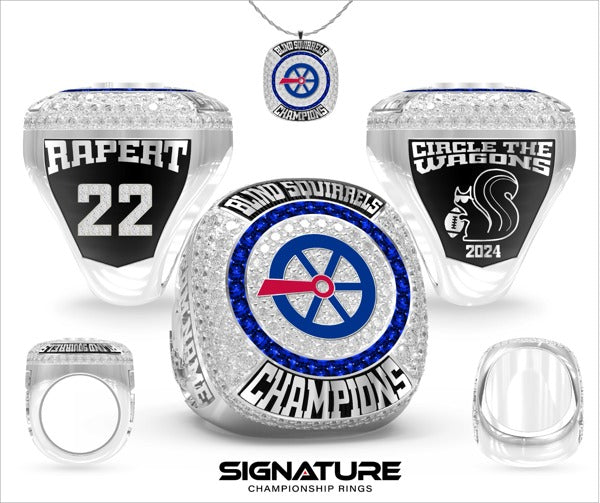 Circle the Wagons  Fantasy Football 2024 Championship Ring