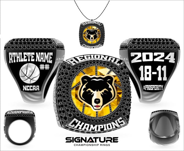 Clinton College Basketball -Men's 2024 Championship Ring