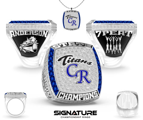 Coal Ridge High School Cheer 2024 Championship Ring