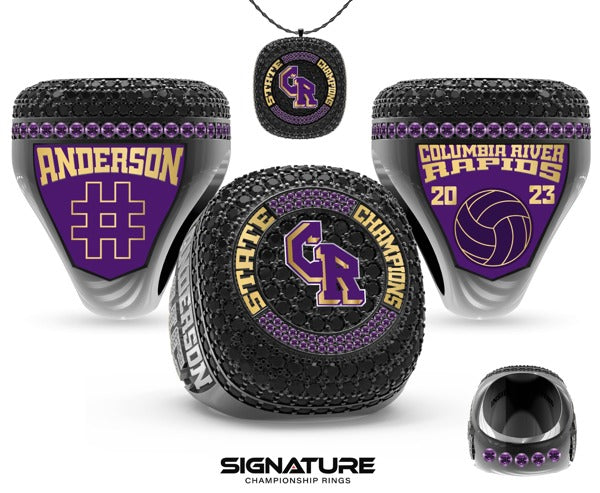 Columbia River High School Volleyball -Women's 2023 Championship Ring