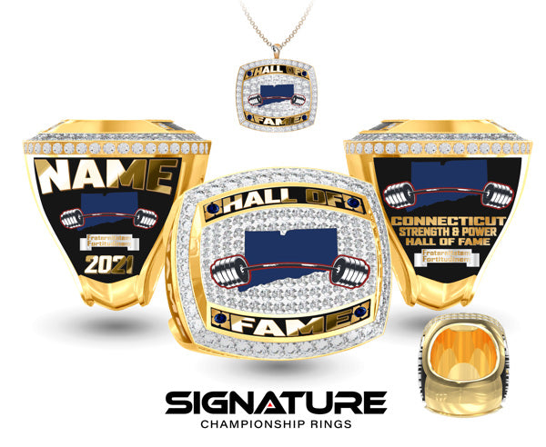 Powerlifting Hall of Fame Championship Ring-CONNECTICUT