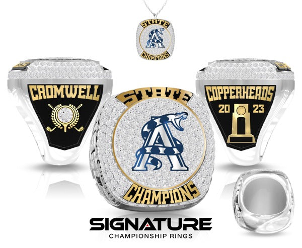 Copperheads Golf 2023 State Championship Ring