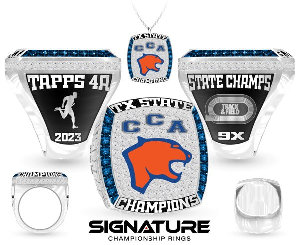Covenant Christian Academy (High School) Track &amp; Field -Men's 2023 Championship Ring