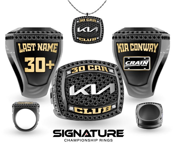 Crain Kia of Conway 30 Car 2024 Championship Ring