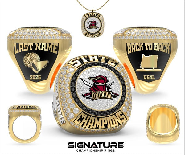 Crescent Valley High School Cheer 2025 Championship Ring