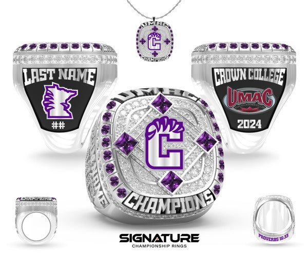 Crown College Baseball 2024 Championship Ring