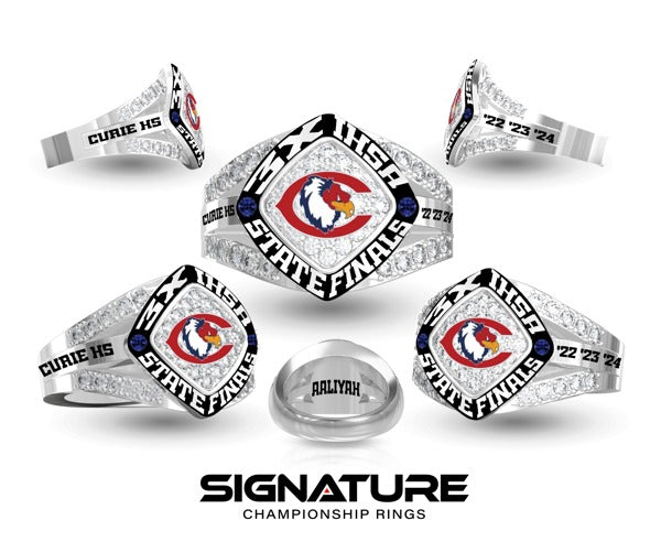 Curie High School Wrestling - Women's 2024 Fashion Ring