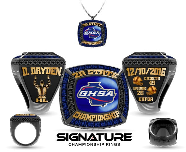 Delano Dryden Custom EVFOA 2016 Championship Ring