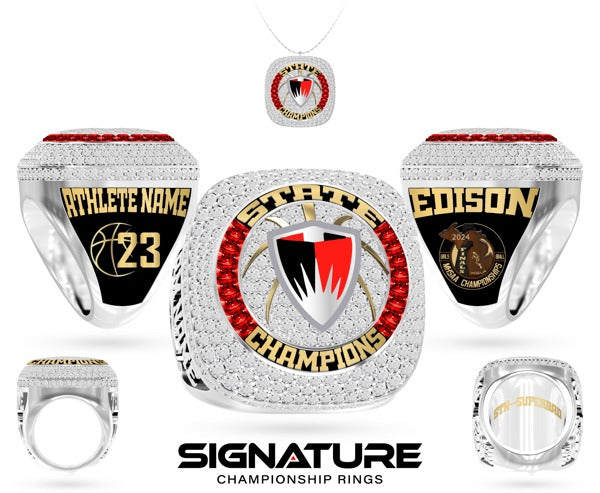 Detroit Edison Public School Academy-Early College of Excellence Basketball -Women's 2024 Championship Ring