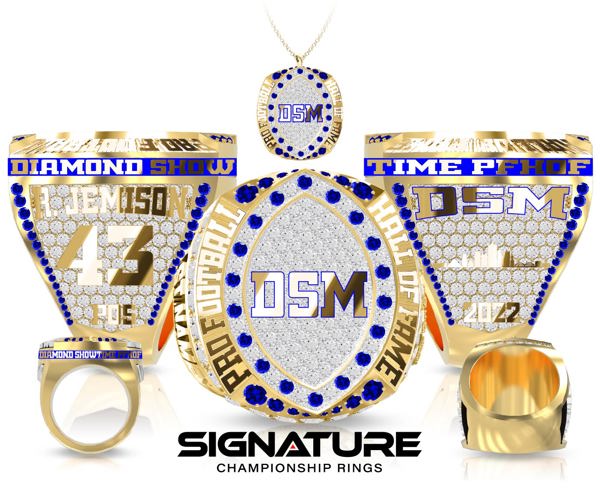 DSM HALL OF FAME RING