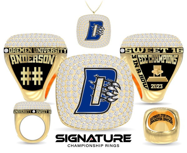 Daemen University Volleyball -Women's 2023 Championship Ring