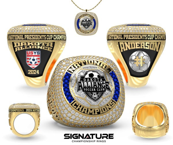 Dakota Alliance Soccer Club Soccer -Women's 2024 Championship Ring
