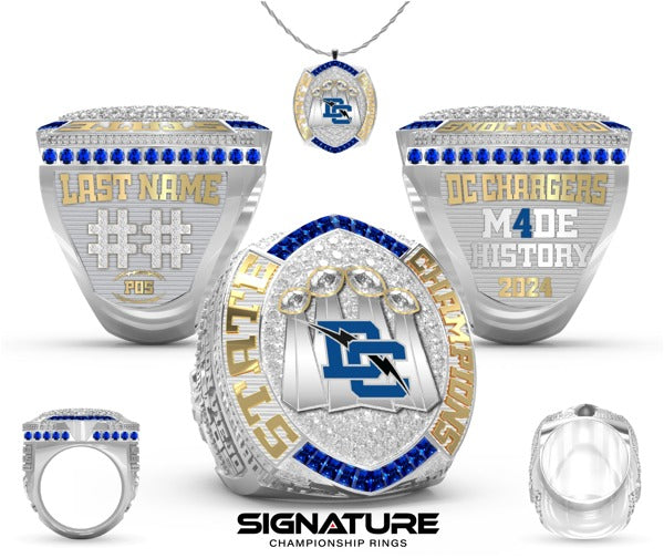 Dallas Christian High School Football 2024 Championship Ring